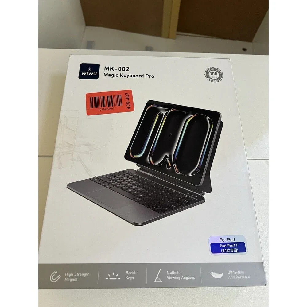 WIWU for iPad Pro Case with Keyboard 11” Black